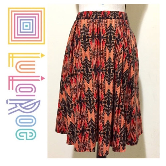 LuLaRoe Dresses & Skirts - LuLaRoe Madison Western Tribal Unicorn Skirt - M